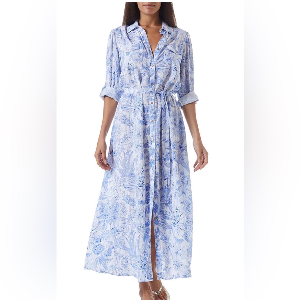 Melissa Odabash blue summer dress